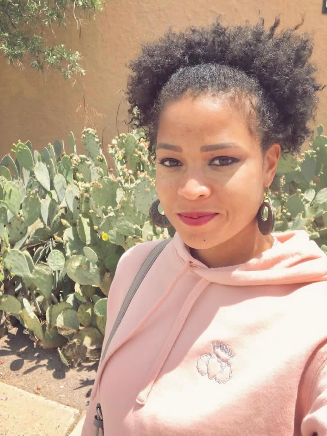 Grey logo “Princess Glow" Cropped Hoodie