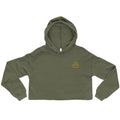 Gold logo "Princess Glow" Cropped Hoodie