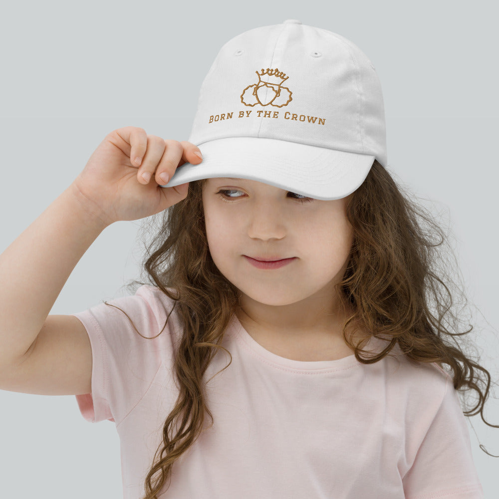 Girls "Princess" Matte Gold Cap