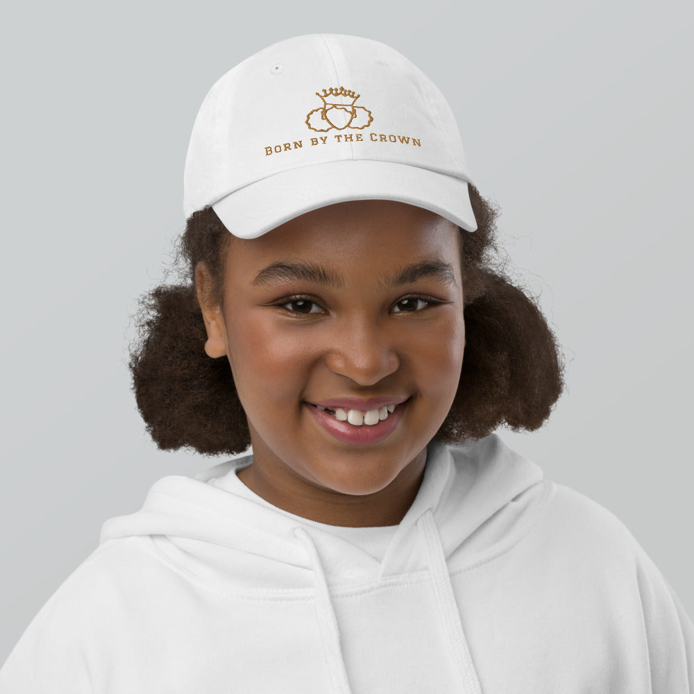 Girls "Princess" Matte Gold Cap