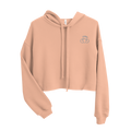 Grey logo “Princess Glow" Cropped Hoodie