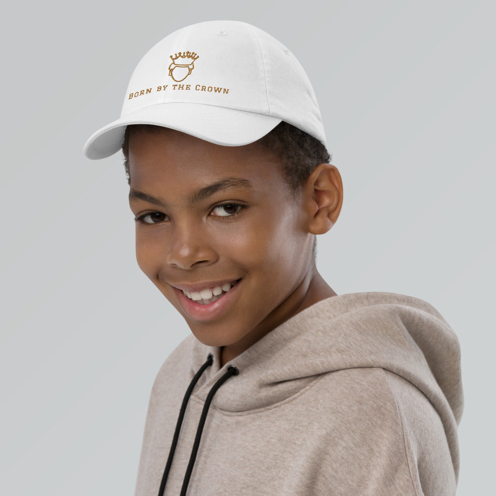 Boys "Prince" Matte Gold logo Cap