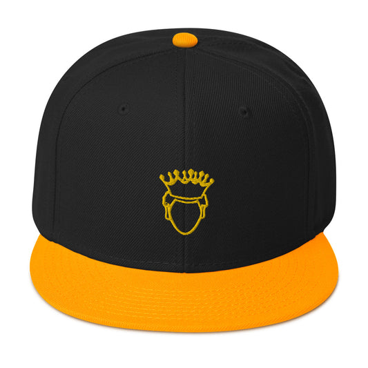 Men’s “Prince” logo Gold/Black Snapback Hat
